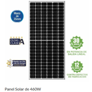 Panel Solar de 460W